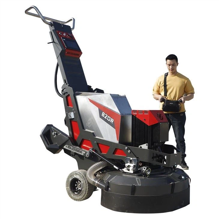 820RC Ivc45L Floor Grinder And Industrial Vacuum Cleaner Set Remote Control Concrete Floor Grinding Machine
