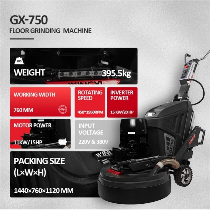 Heavy Duty Planetary Concrete Floor Grinder